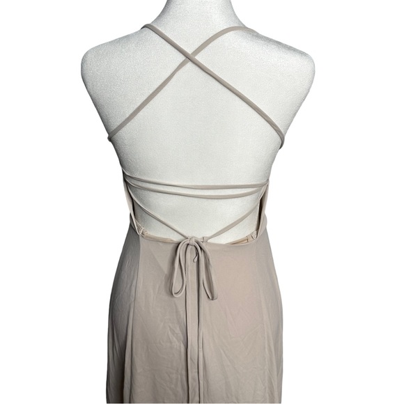 Show Me Your Mumu Godshaw Goddess Gown Dress Show Me The Ring Crisp NEW - Picture 7 of 9